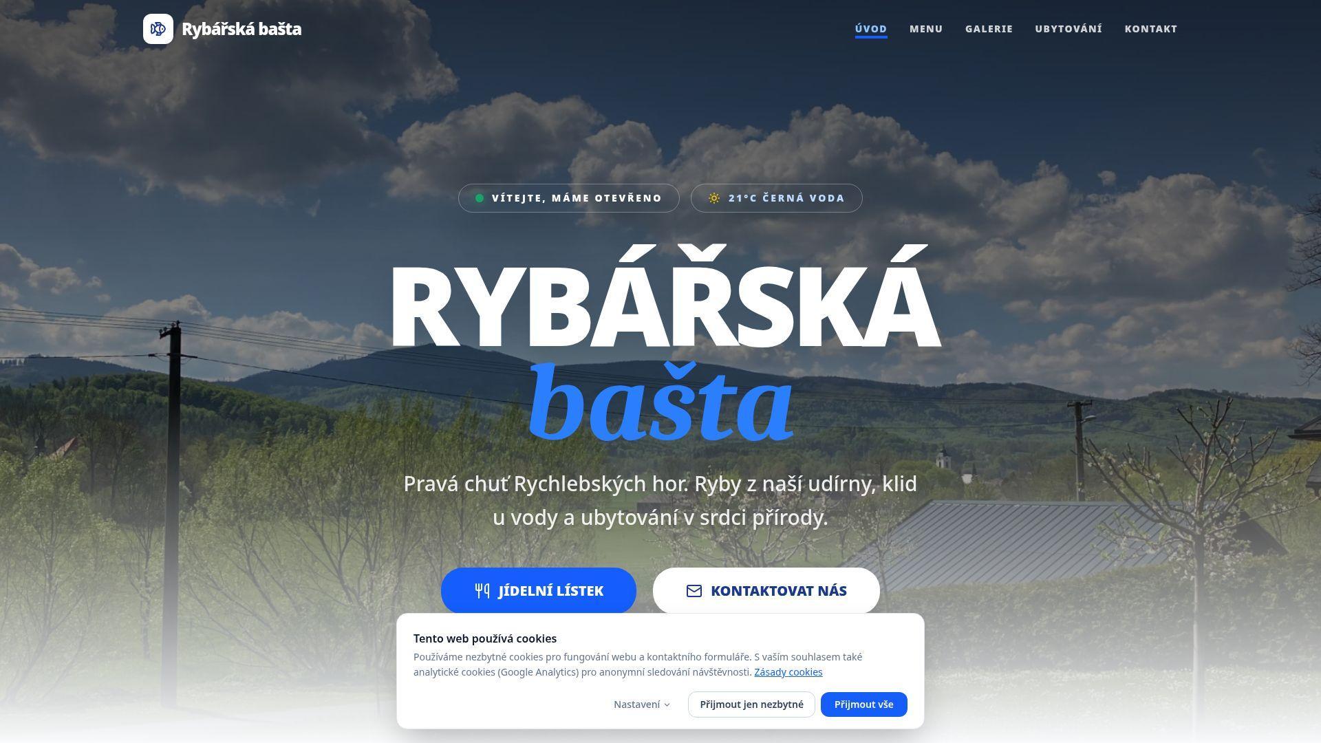 Rybářská bašta Černá Voda